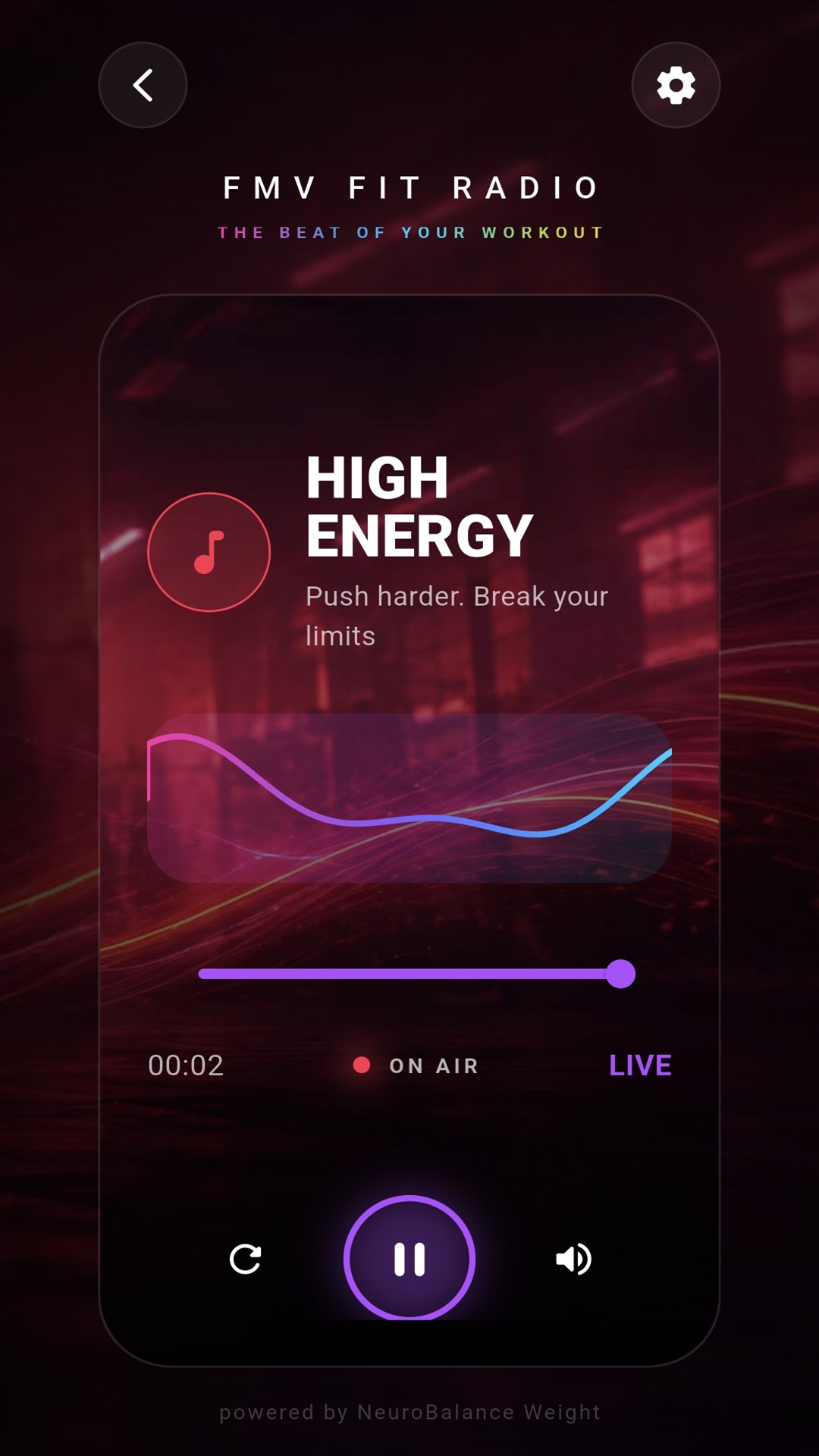 High energy player